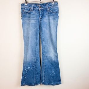 Frankie B Distressed Denim Wash Jeans